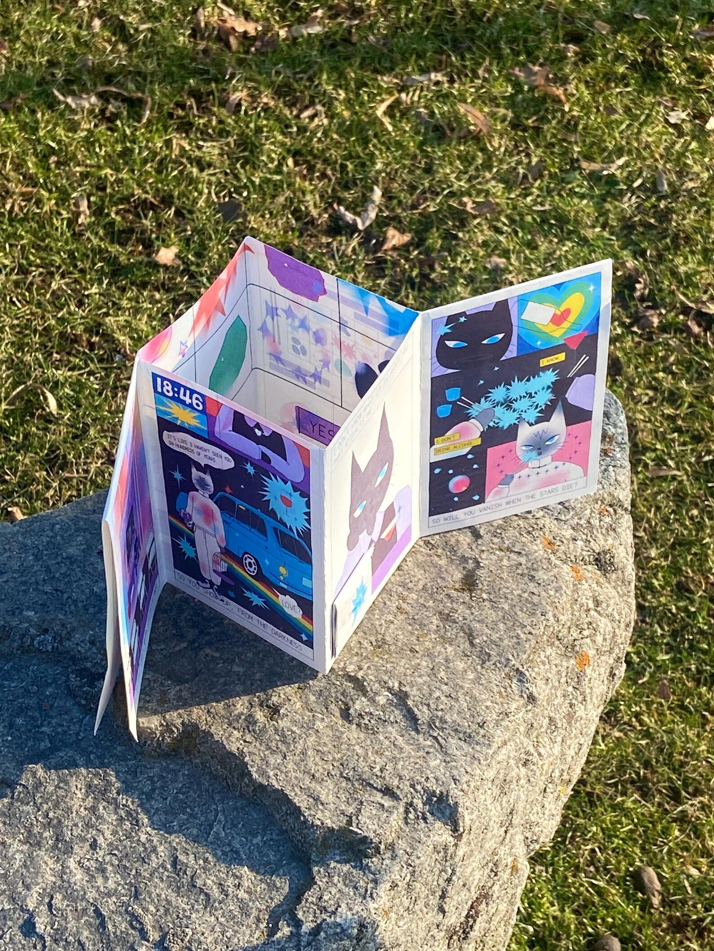 Handgemachtes Comic Zine